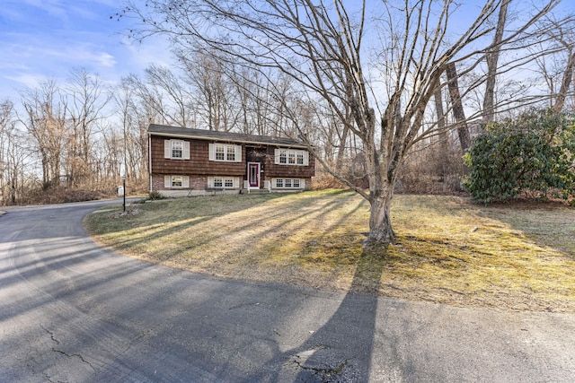 view of split foyer home