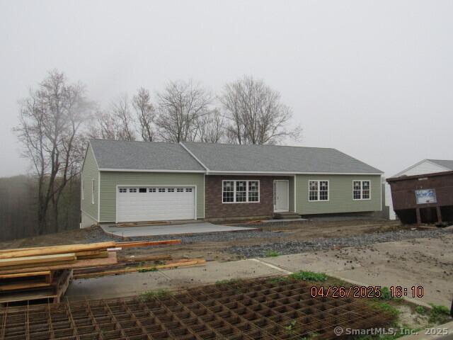 57 Warm Earth Rd, Naugatuck, CT 06770 - ranch-style home with a garage