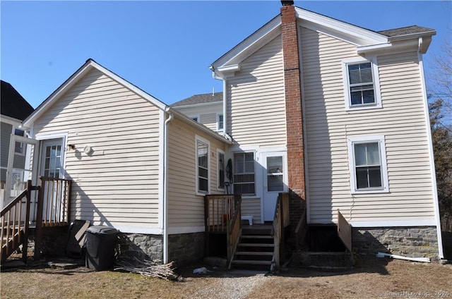 view of rear view of house