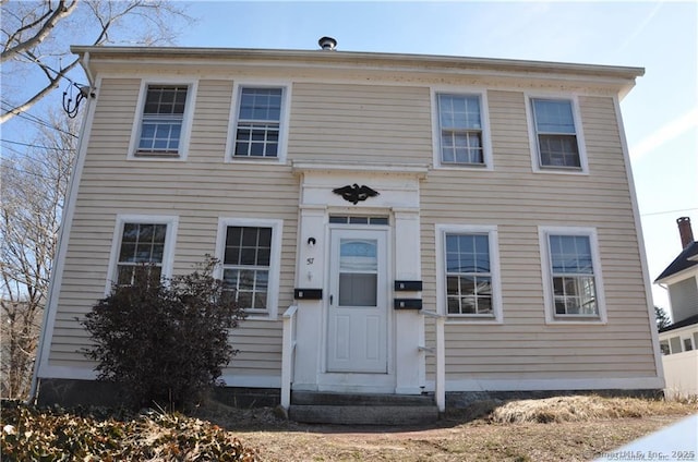 view of colonial-style house