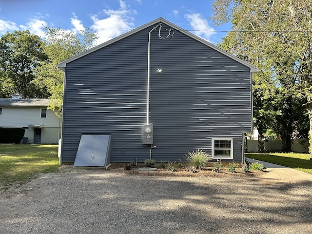 view of home's exterior