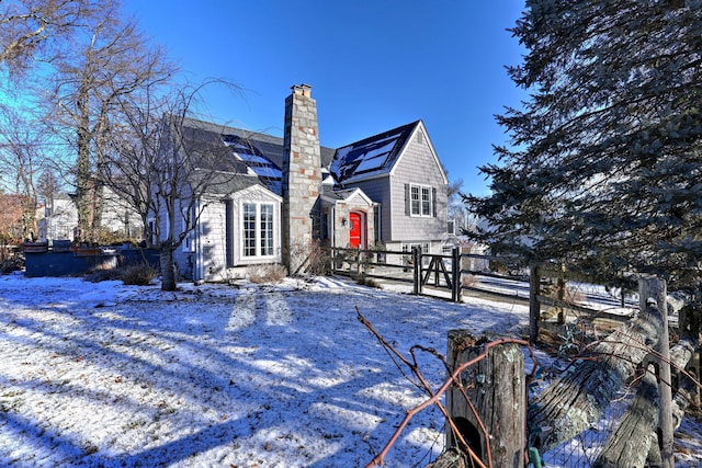 view of front of property