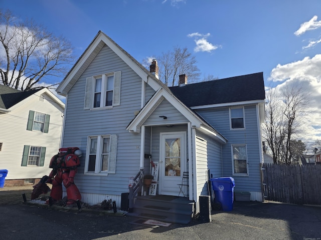 view of front of home