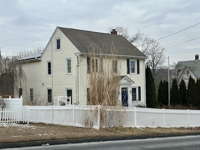 view of front of home