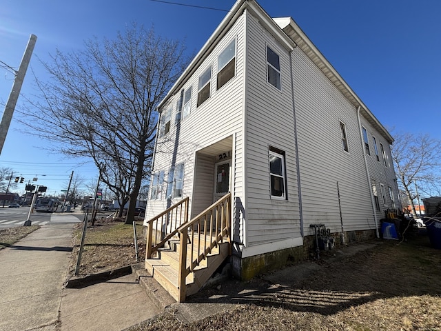 view of property exterior