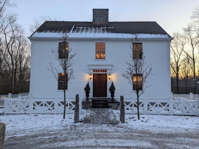 view of front of home