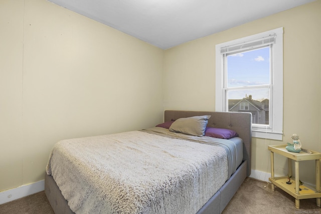 bedroom with carpet flooring