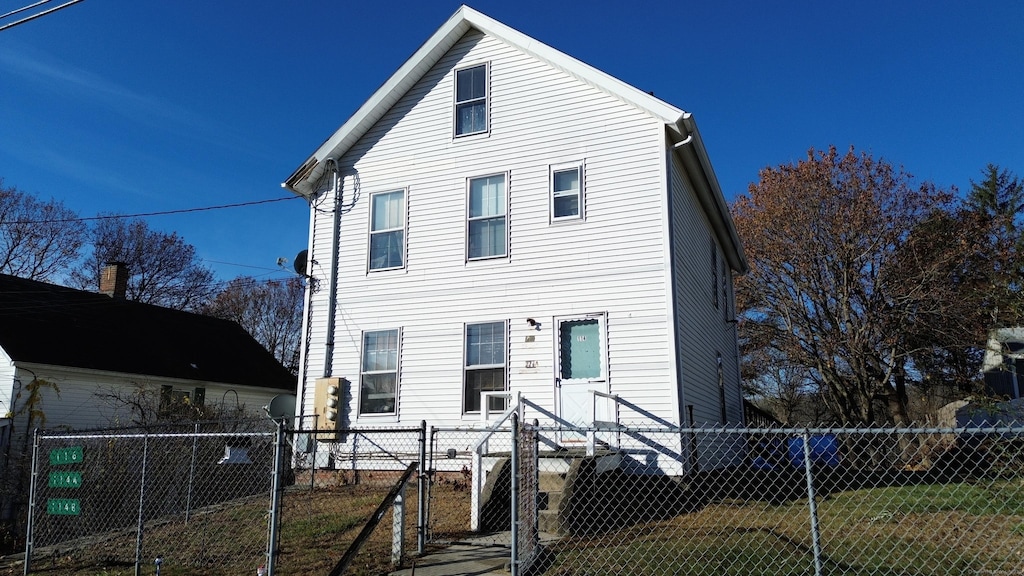 view of rear view of property