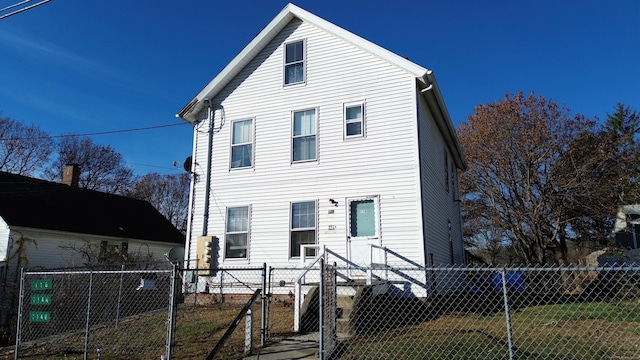 view of rear view of property