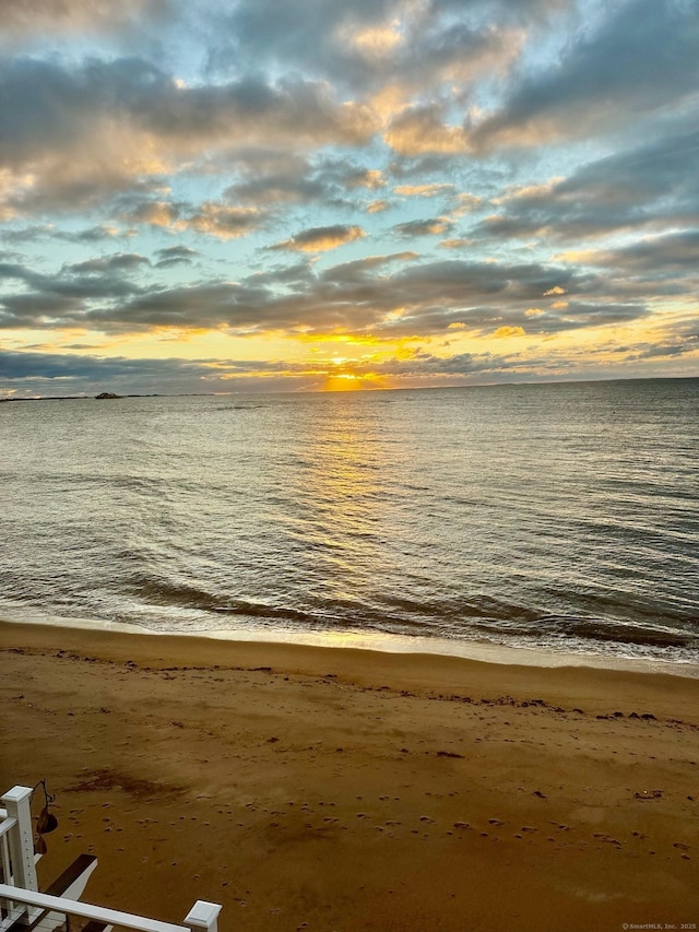 water view with a beach view