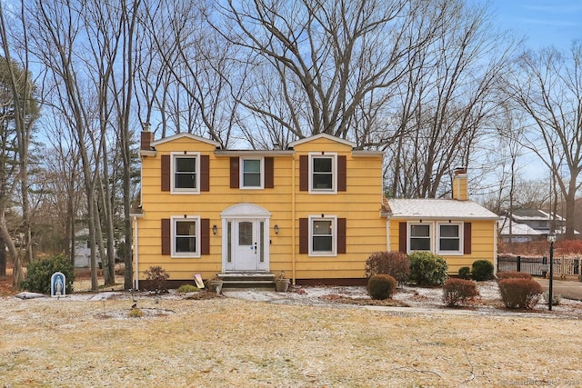 view of front of home