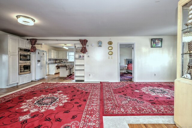 interior space featuring hardwood / wood-style flooring