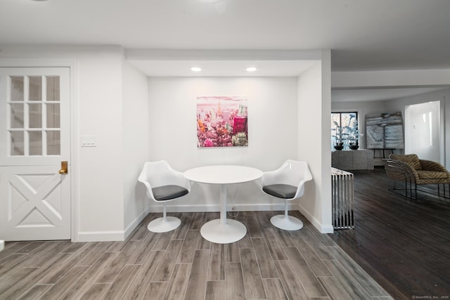 view of dining room