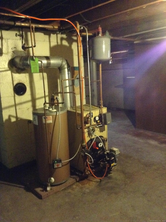 utilities with gas water heater