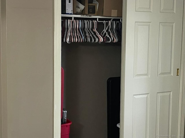 view of closet