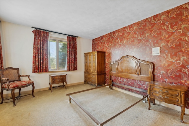 bedroom featuring carpet floors