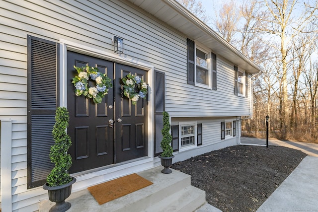 view of property entrance