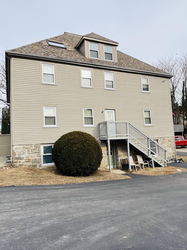 view of rear view of house