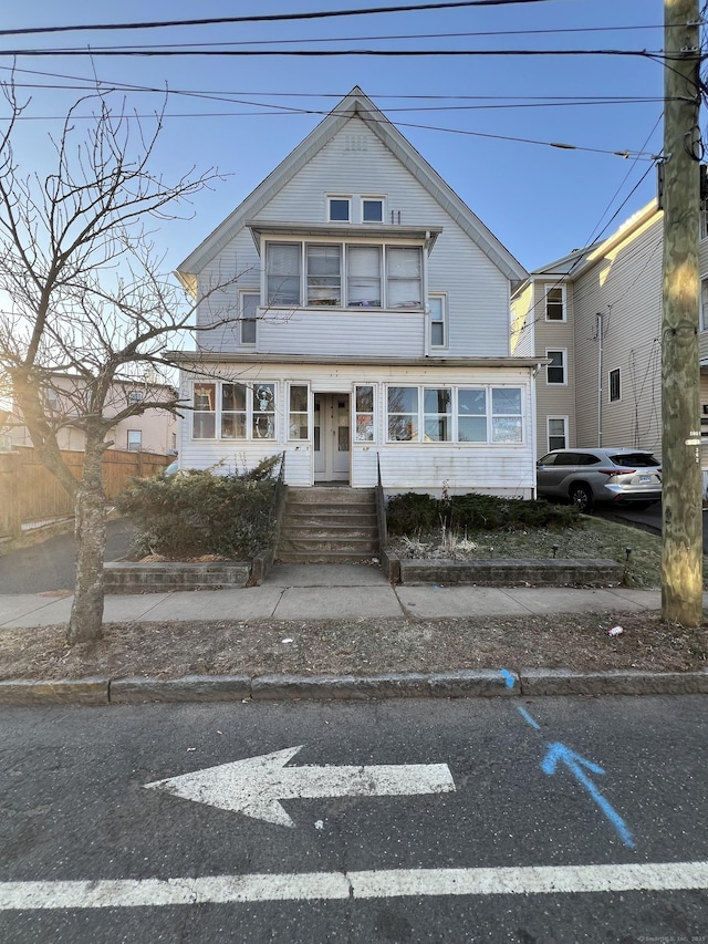 view of front of home