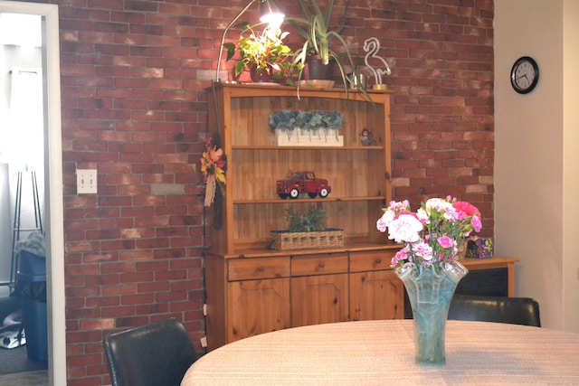 view of dining area