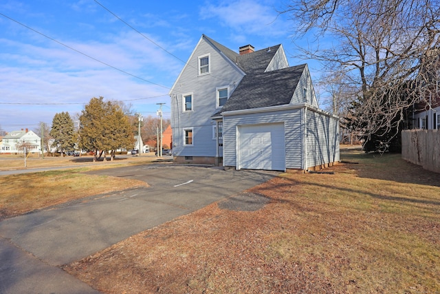 view of side of property