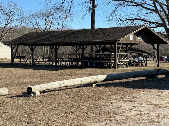 view of home's community with a gazebo