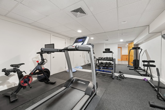 view of workout room