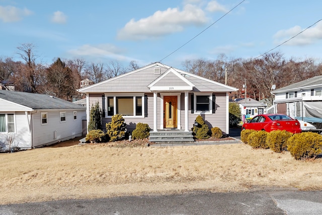 view of bungalow-style house