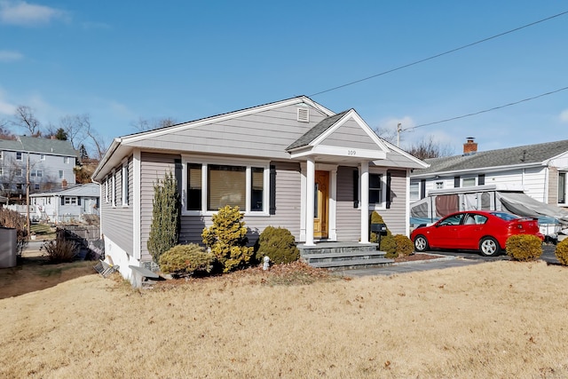 view of bungalow-style house