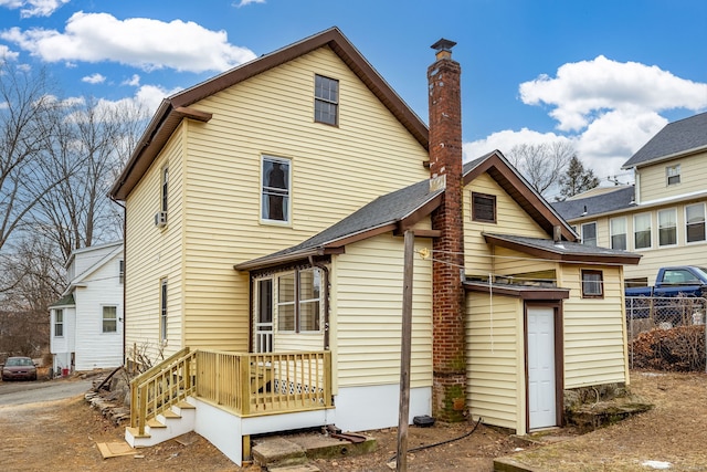 view of rear view of house