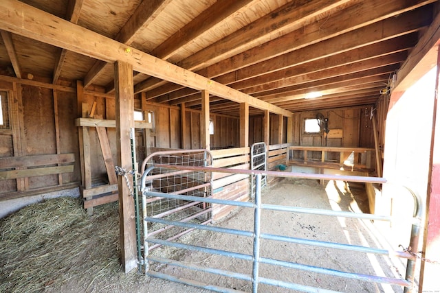 view of stable