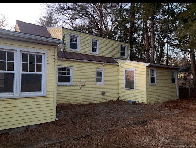 view of back of property