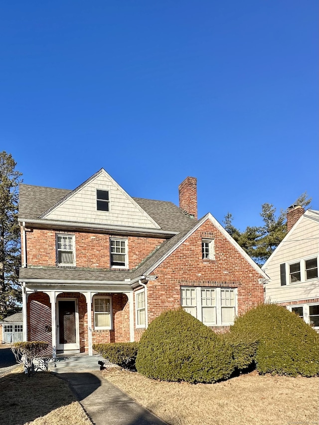 front of property featuring a porch