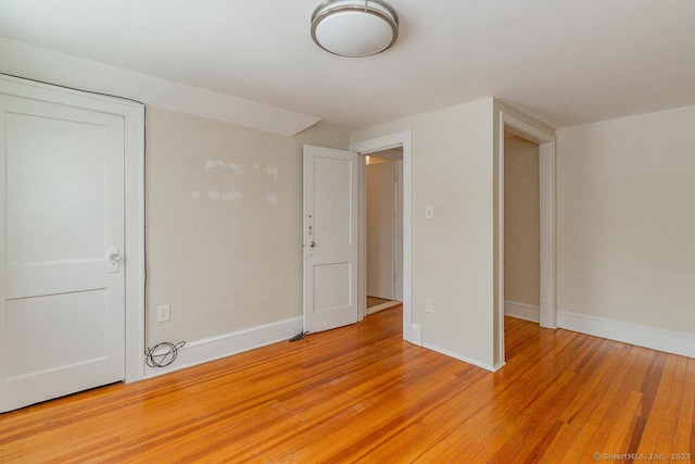 interior space featuring light wood-type flooring