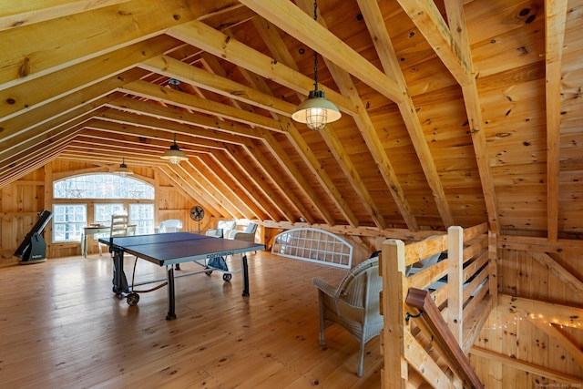 view of attic