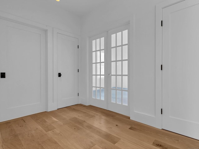 interior space featuring light hardwood / wood-style flooring