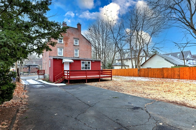 view of side of home