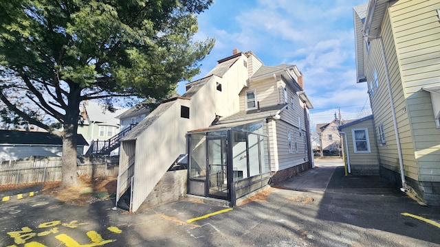 view of rear view of house