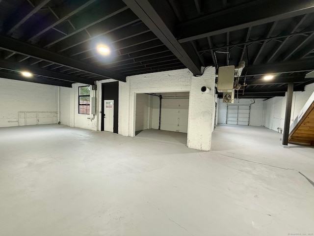 view of basement