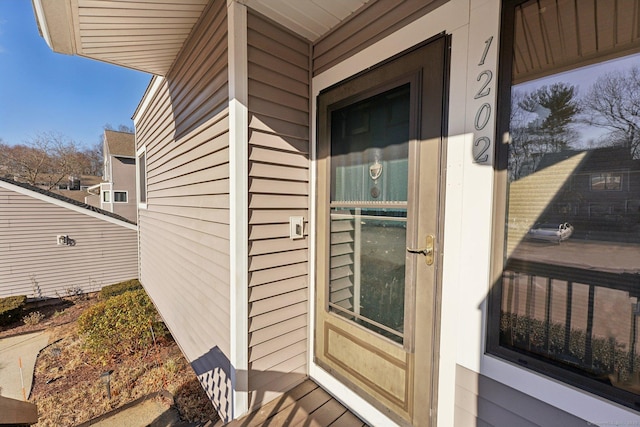 view of property entrance