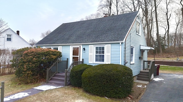 view of front of property