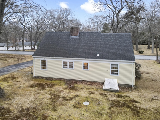 view of rear view of property