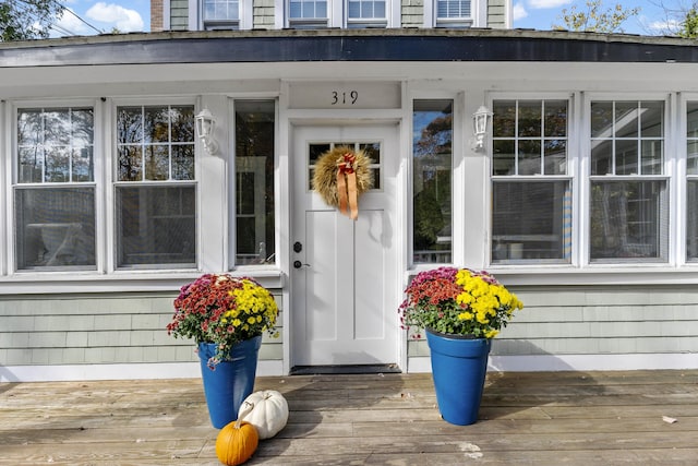 view of property entrance