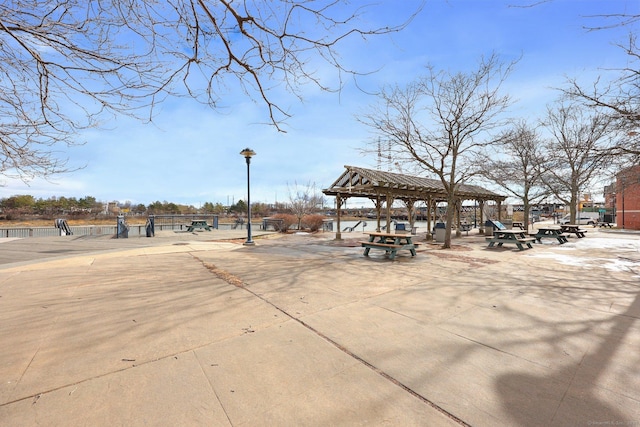 view of home's community featuring a gazebo