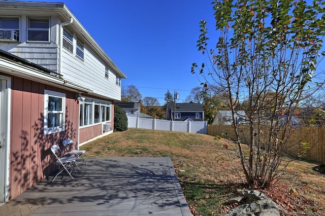 view of yard featuring a patio