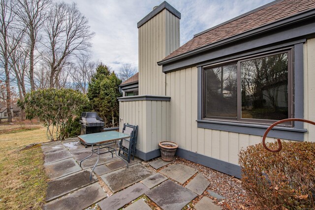 view of patio / terrace featuring area for grilling