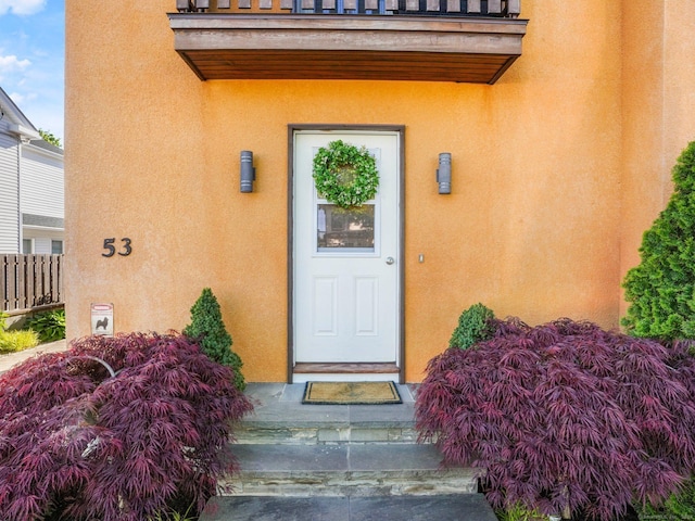 view of property entrance