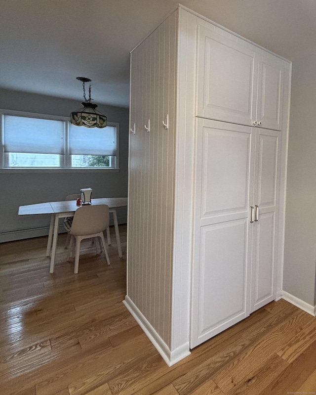 interior space featuring hardwood / wood-style floors