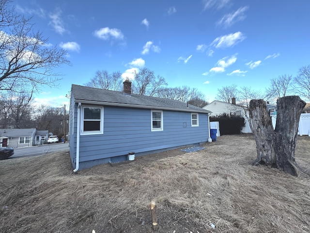 view of back of property