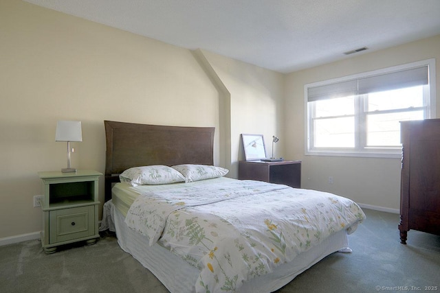 bedroom featuring carpet flooring